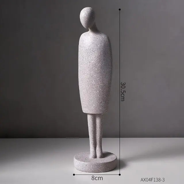 Nordic Abstract Sculpture Character Decoration